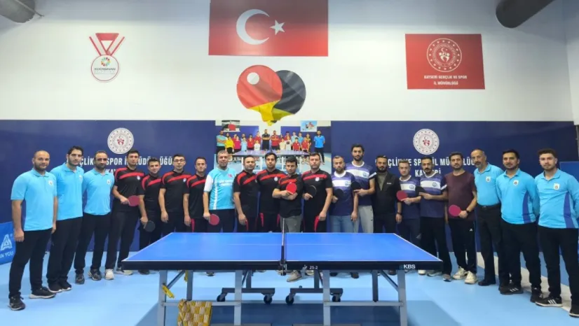 3. Kamu Spor Oyunları Masa Tenisi Müsabakaları sona erdi