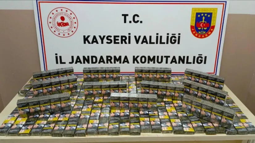 520 paket kaçak sigara ele geçirildi
