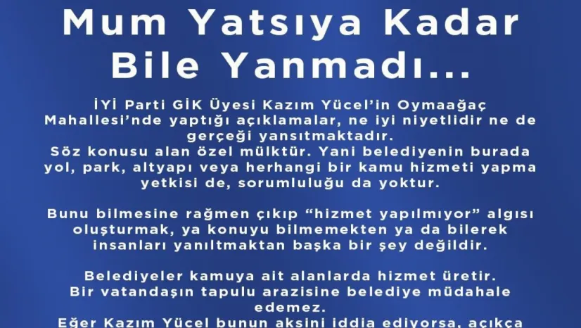 AK Parti'den Kazım Yücel'e tepki: 'Ya hukuku bilmiyor ya da bile bile yalan söylüyor'