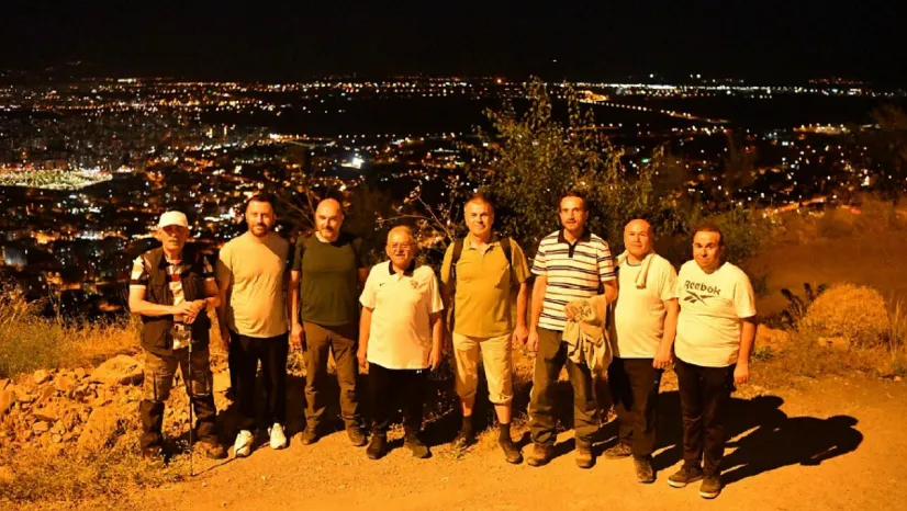 Ali Dağı'nda Gece Yürüyüşü: Sağlıklı Yaşam ve Sosyal Etkinlik