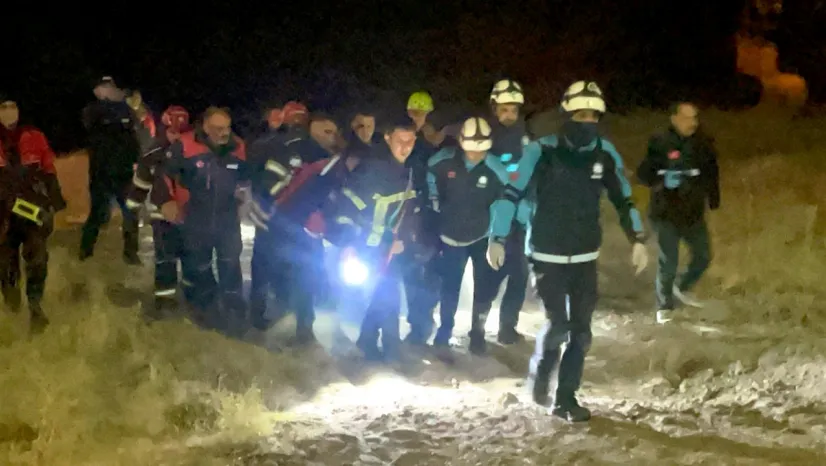 Derevenk Vadisi'nde Korkunç Kaza: Aracıyla 200 metreden yuvarlandı