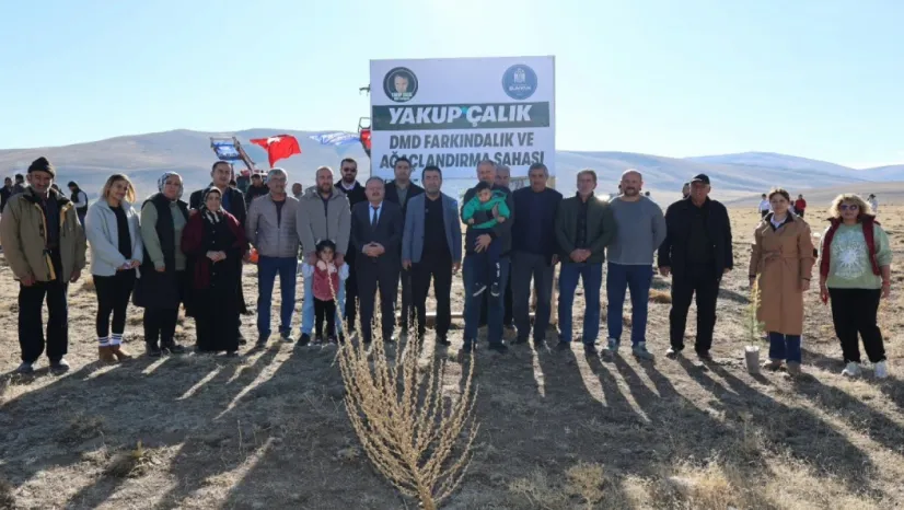 DMD hastası minik Yakup için fidan dikildi