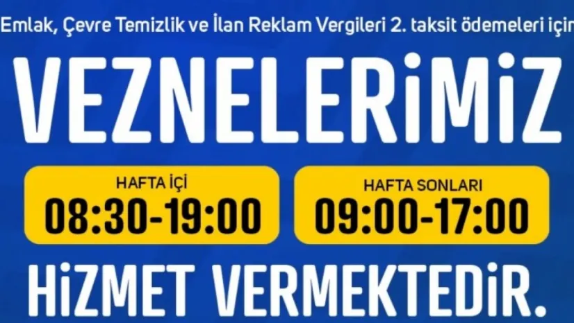 Emlak ve çevre temizlik vergisi 2. Ödemesi başladı