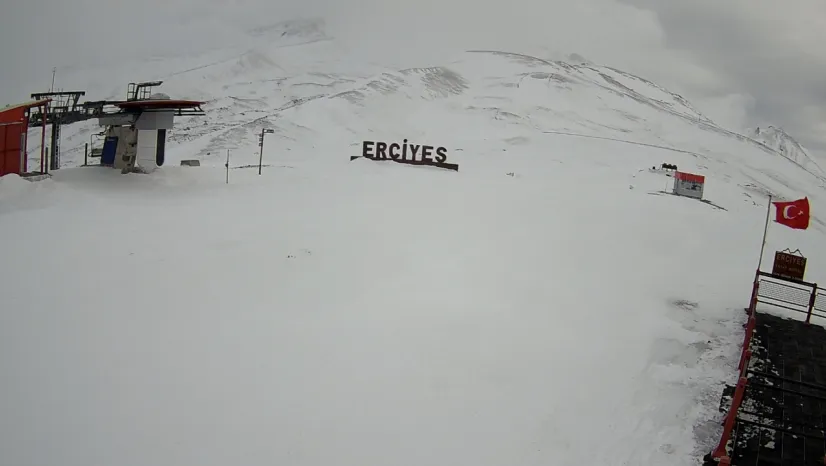 Erciyes'te Kuvvetli Rüzgar Nedeniyle Pistler Kapandı