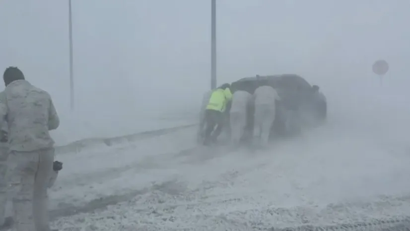 Erciyes yolu çift yönlü trafiğe kapatıldı
