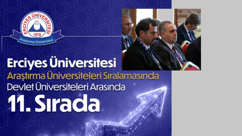 ERÜ, devlet üniversiteleri arasında 11. oldu