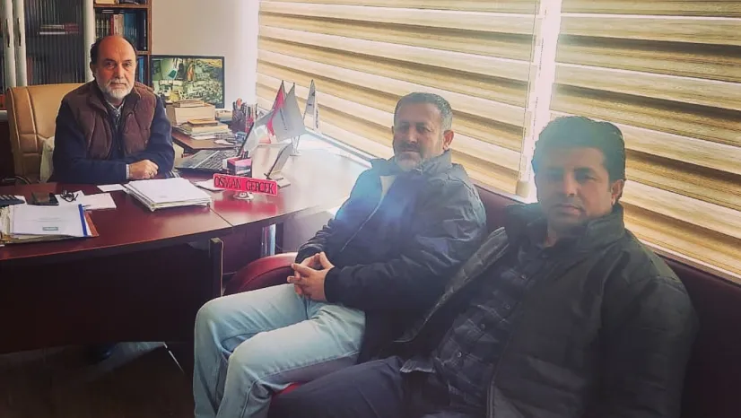 Hüdapar İl Teşkilatı'ndan gazetemize ziyaret