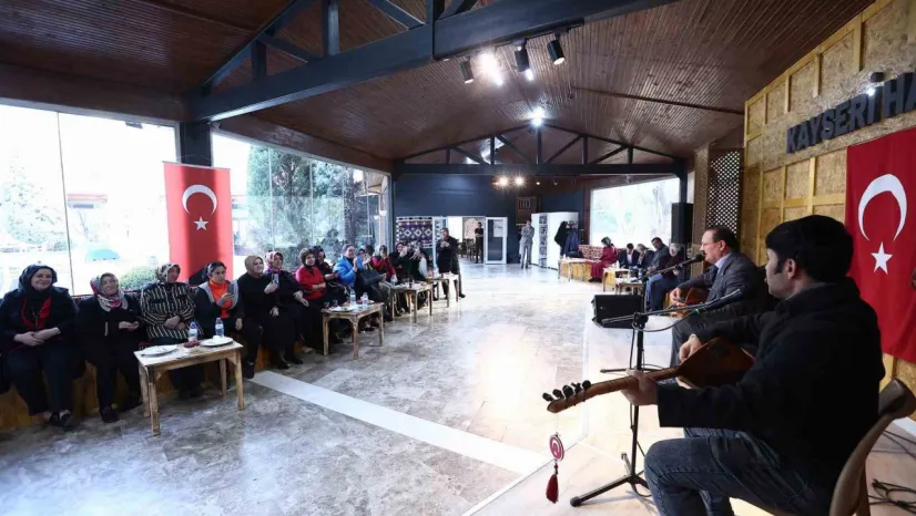 Kayseri'de 33 Kadın Muhtara özel müzik ziyafeti