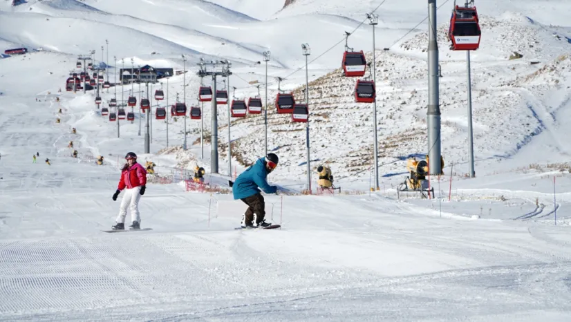 Kayseri'de hafta sonu rotası: Erciyes Kayak Merkezi