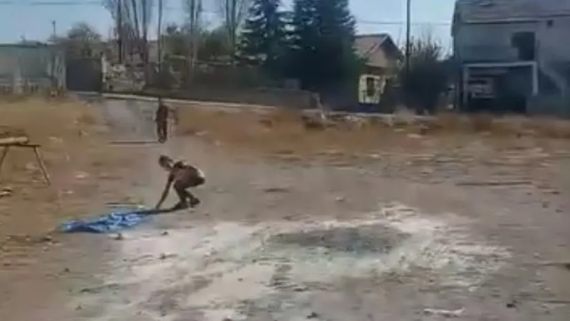 Kayseri'de kadına taşlı saldırı