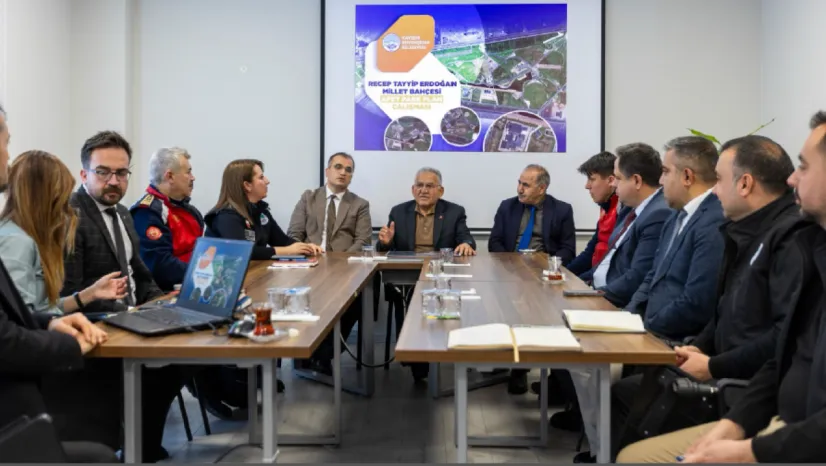 Kayseri'de Olası Afetler İçin Park Alanları Toplantısı