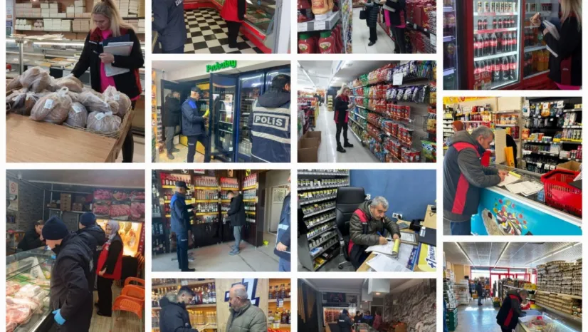 Kayseri'de yılbaşında denetimi