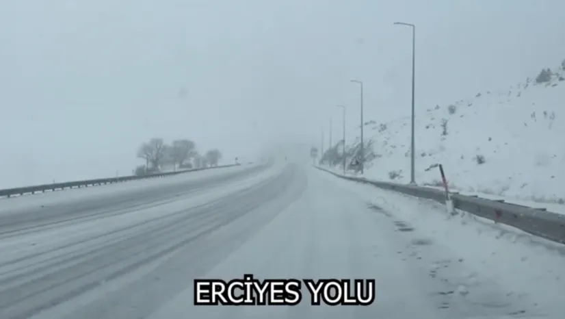 Kayseri'de yollar trafiğe açık
