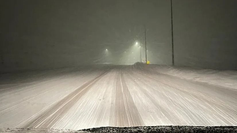 Kayseri -Develi(Erciyes) yolu araç trafiğine kapandı