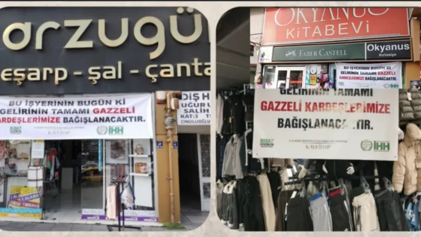 Kayseri Esnafından Gazze'ye Sessiz Çığlık: Günlük Gelirlerini Bağışladılar