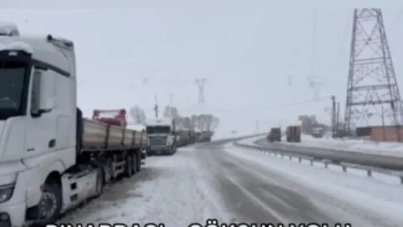 Kayseri ile Pınarbaşı, Gürün ve Göksun Karayolu çekici/tır trafiğine kapalı