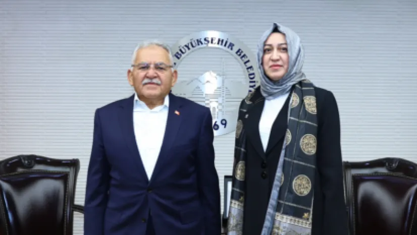 Kayseri'nin İlk Kadın İlçe Başkanı'ndan Büyükkılıç'a ziyaret