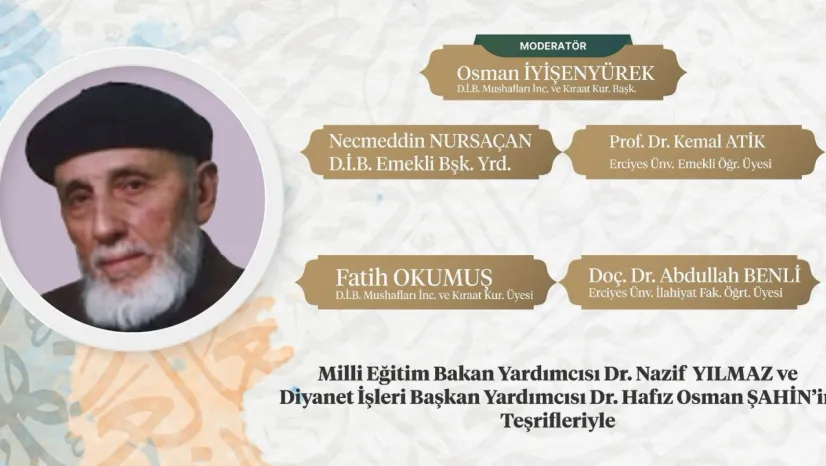 Kayseri'nin Kur'an Hadimi Hasbekli Mümin Hâfız Anılıyor