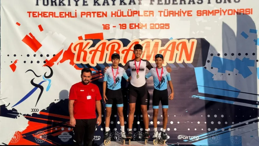 Kayseri Paten Takımı Türkiye Şampiyonu oldu