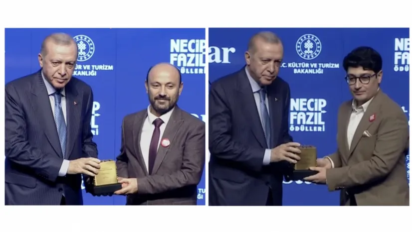Kayserili 2 Şaire Cumhurbaşkanı'ndan Necip Fazıl Ödülü