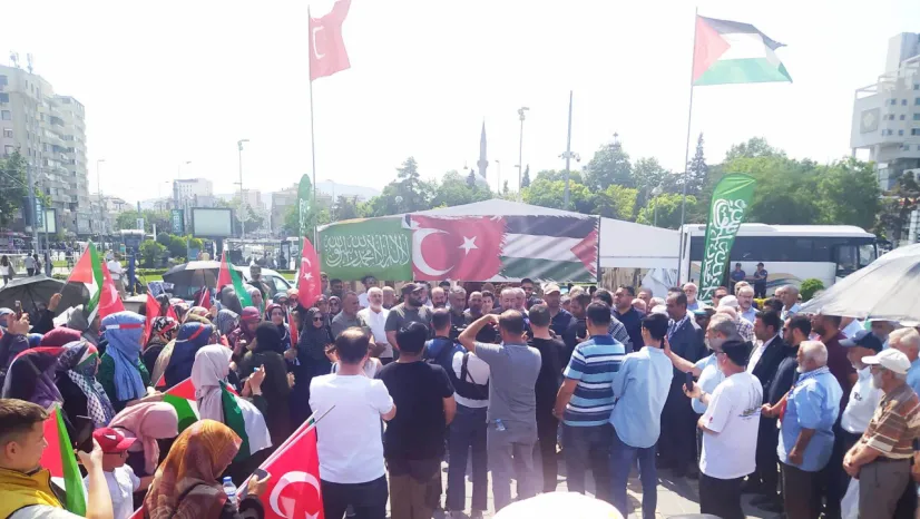 Kayserili Aktivistler Mısır'a Yola Çıktı: Küresel Gazze Yürüyüşü İçin Uğurlama Töreni
