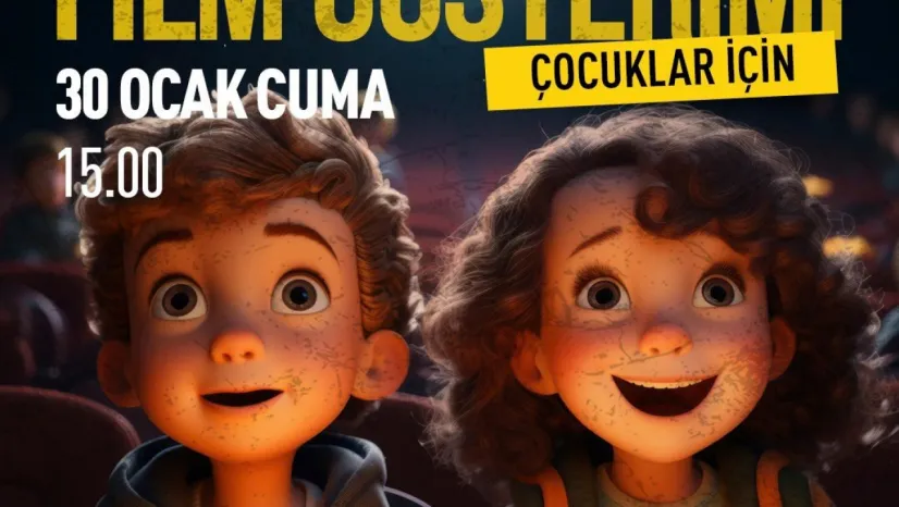 Kocasinan Akademi'den çocuklara ücretsiz film gösterimi