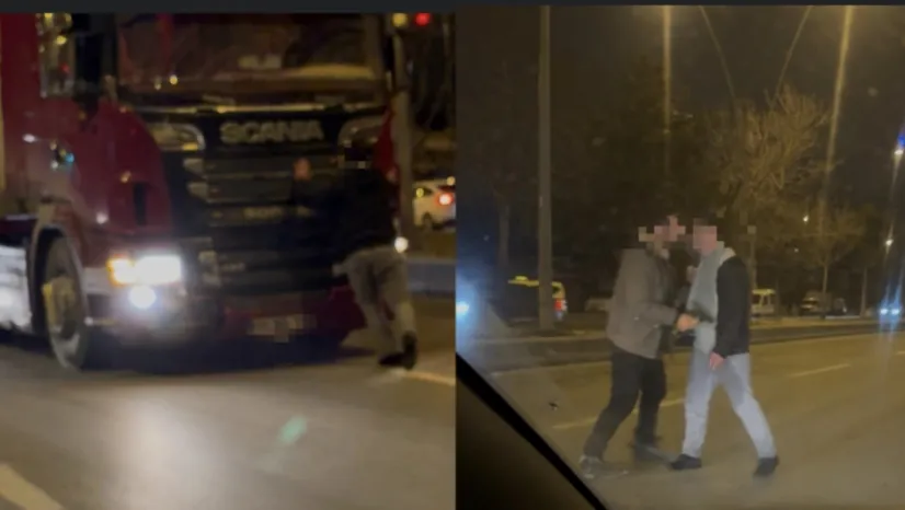 Kocasinan Bulvarında alkollü şahıs tarfiği kilitledi