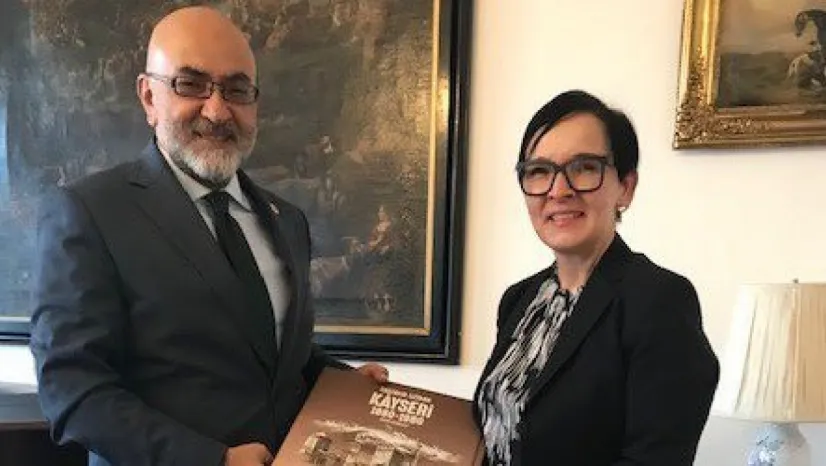 Milletvekili Cıngı, Avusturya Türkiye Büyükelçisi ile bir araya geldi