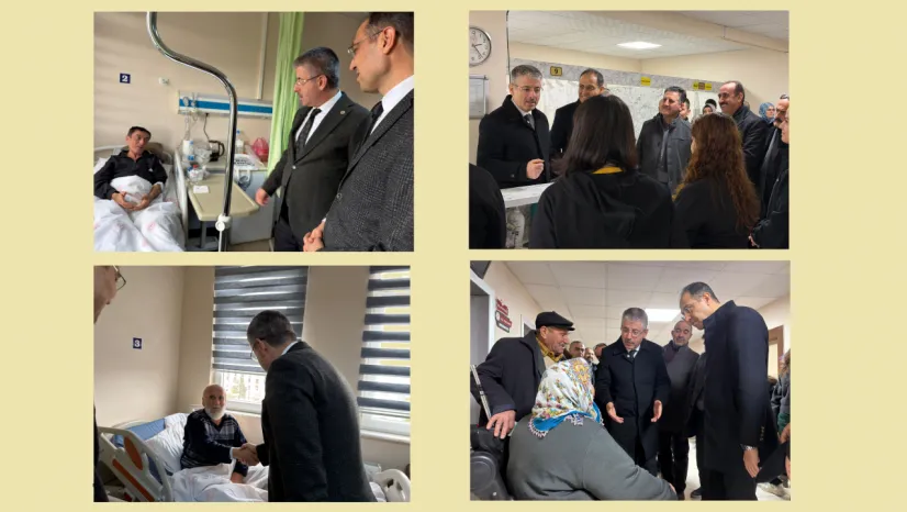 Milletvekili Çopuroğlu'dan Hastane Ziyareti