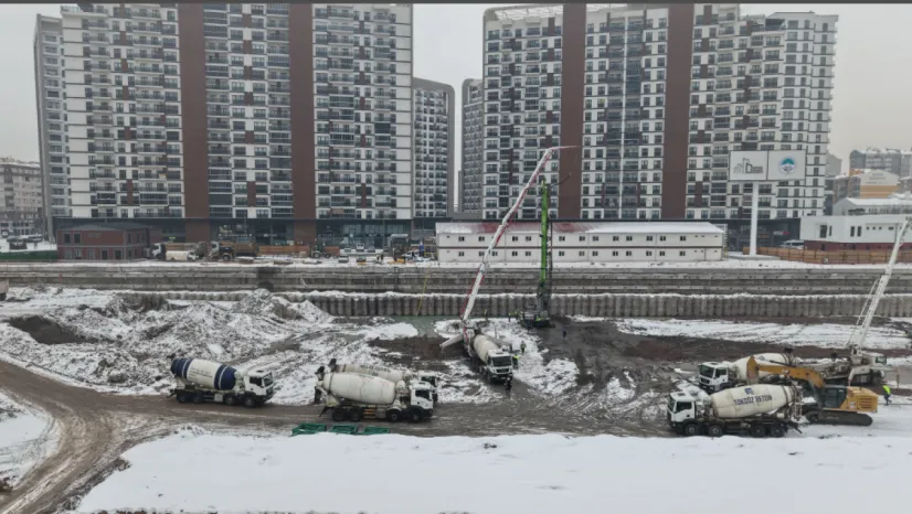 Sahabiye Kentsel Dönüşümde Kış Mesaisi