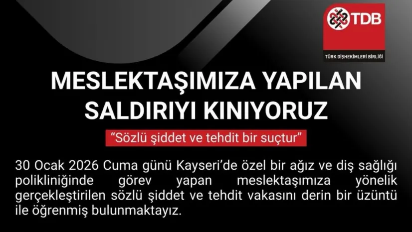 Şiddet sarmalı bu kez de diş hekimini hedef aldı