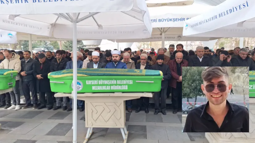 Trafik kazasında hayatını kaybeden 18 yaşındaki genç, son yolculuğuna uğurlandı
