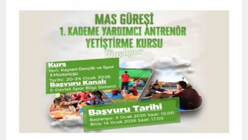 Türkiye'de ilk: Mas Güreşi antrenörlük kursu Kayseri'de başlıyor