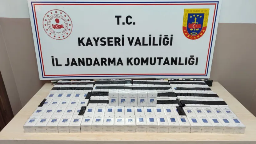 270 paket gümrük kaçağı sigara ele geçirildi