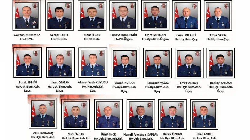 Başın sağolsun Türkiye: 20 Şehidimizin Adı Belli Oldu