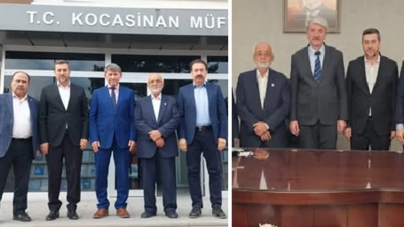 Başkan Ahmet Taş, Kocasinan ve Melikgazi İlçe Müftülerini Ziyaret Etti