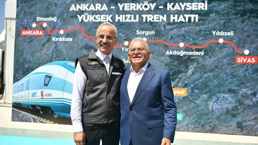 Başkan Büyükkılıç: 'Kayseri-Ankara arası 7 saatten 2 saate inecek'