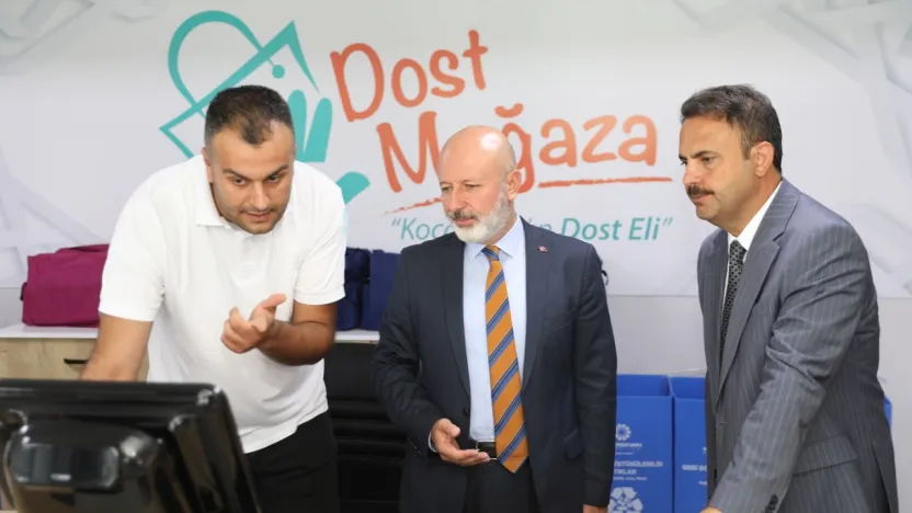 Başkan Çolakbayrakdar, Kaymakam Ermiş'e 'Dost Eli' projesini tanıttı