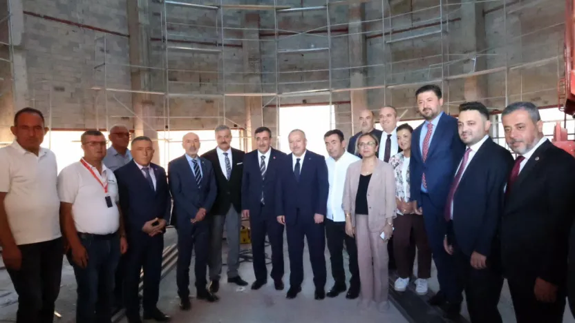 Başkan Metin, Cumhurbaşkanı Yardımcısı Cevdet Yılmaz ile Cem Evinde bir araya geldi