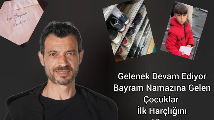 Bayram Namazında Çocuklara Sürpriz Harçlık!