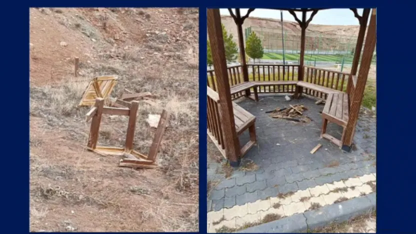 Bünyan parklarına bank dayanmıyor