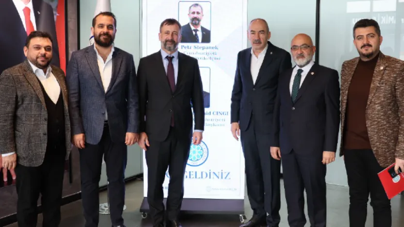 Çek Cumhuriyeti Büyükelçisi Kayseri Ticaret Odası'nı Ziyaret Etti