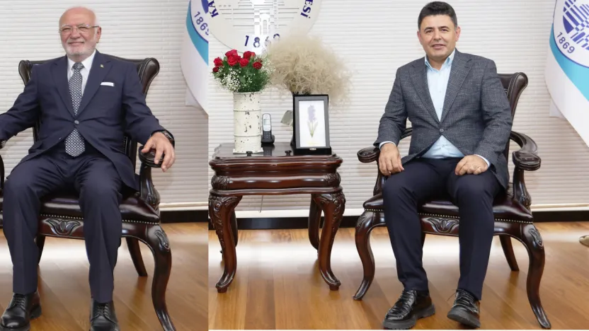 genel Başkan Vekili Elitaş ve Bakan Yardımcısı Boyraz'dan Büyükşehir'e Ziyaret