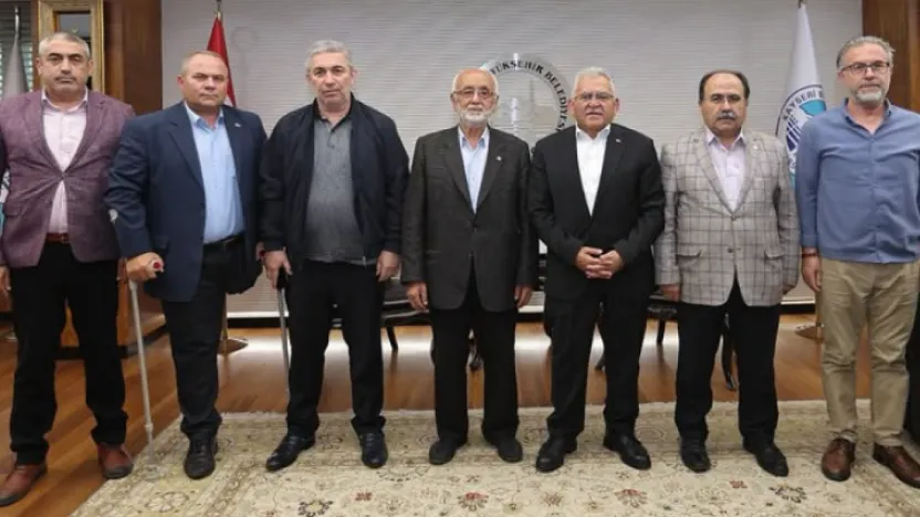 Gönüllü Kuruluşlar Başkanı Ahmet Taş'tan Başkan Büyükkılıç'a Ziyaret