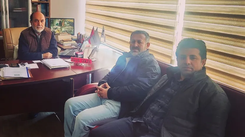 Hüdapar İl Teşkilatı'ndan gazetemize ziyaret