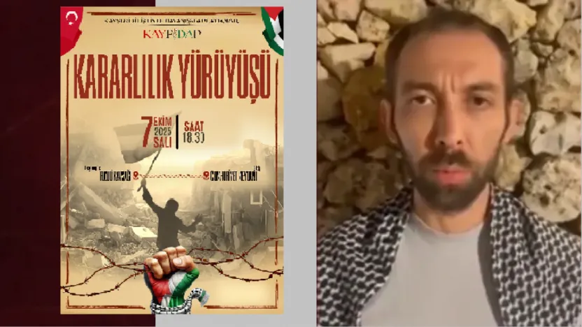 Kararlılık Yürüyüşü'ne Sumud Aktivisti Abdulsamed Turan da katılacak