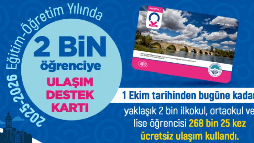 Kayseri Büyükşehir Belediyesi Ulaşım Desteği: 2000 Öğrenci Yararlanıyor