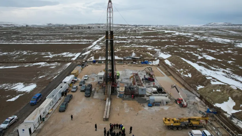 Kayseri'de Jeotermal Sera OTB Projesinde 6. Kuyudan da sıcak suya ulaşıldı