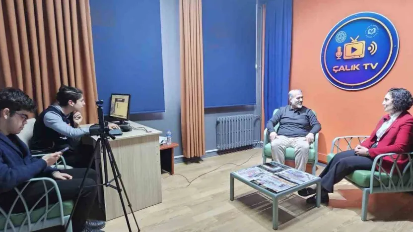 Kayseri'de Liseliler Kendi Televizyonlarını Kurdu: Çalık TV Yayında!