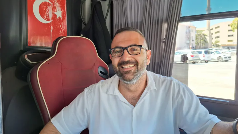 Kayseri'de otobüs şoföründen hayat kurtaran müdahale